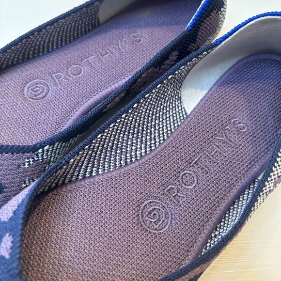 Rothy's Women's The Flat Round Toe Botanicamo Purple Camo Ballet Flats US Size 6 - Picture 5 of 10